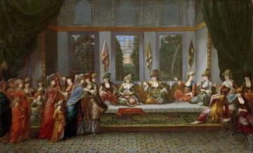 Greek Wedding Artwork by Jean Baptiste Vanmour