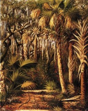 Palm Hammock With Epiphytes Artwork by William Aiken Walker