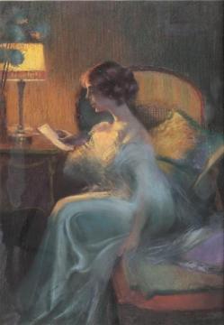Reading A Letter Artwork by Delphin Enjolras