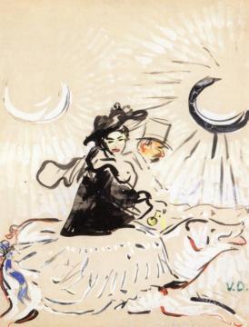 Riding The Pig Artwork by Kees Van Dongen