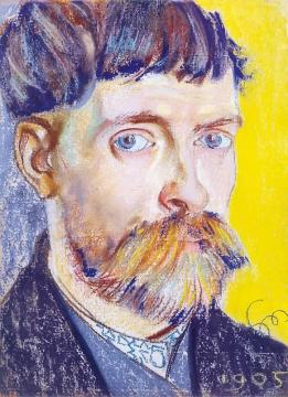 Self-portrait Artwork by Stanislaw Wyspianski