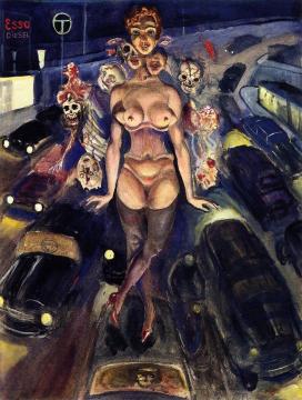 Urban Vision Artwork by Rudolf Schlichter