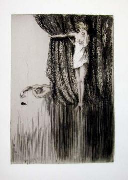 Gruesome Deed Artwork by Louis Icart