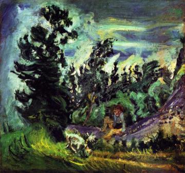 Landscape At Champigny Artwork by Chaim Soutine