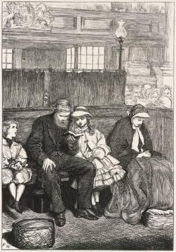 Philip In Church Artwork by Frederick Walker