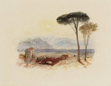 Rogers's 'italy' - Perugia Artwork by Joseph Mallord William Turner