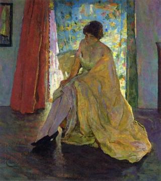 Impressionist Figure Artwork by Charles W. Hawthorne