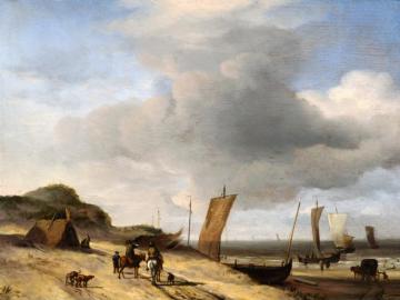Dunes At Scheveningen Artwork by Adriaen van de Velde