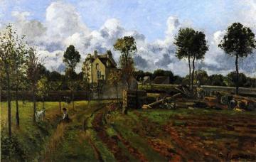 Landscape at Pontoise Artwork by Camille Pissarro