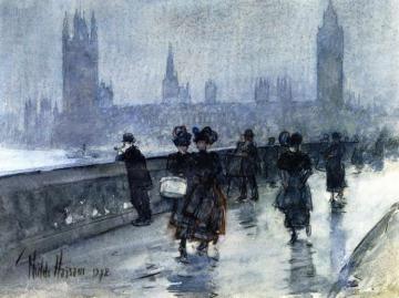 Westminster Bridge Artwork by Frederick Childe Hassam