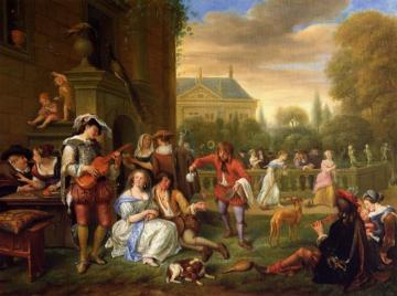 The Garden Party Artwork by Jan Steen