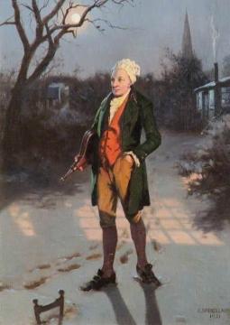 William Cowper With The Bellows Artwork by Charles Spencelayh