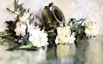 Peonies Artwork by Julian Alden Weir