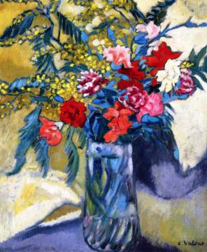 Bouquet Of Flowers Artwork by Louis Valtat