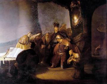 Judas Repentant, Returning The Pieces Of Silver Artwork by Rembrandt van Rijn