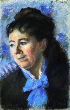 Portrait of Madame Felicie Vellay Estruc Artwork by Camille Pissarro