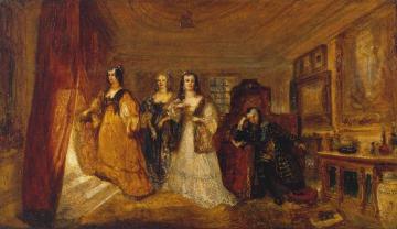 Lucy, Countess of Carlisle, and Dorothy Percy's Visit to their Father Lord Percy Artwork by Joseph Mallord William Turner