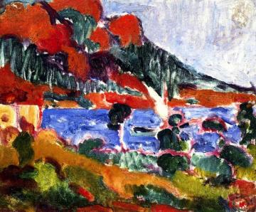 Sailboat At Agay Artwork by Louis Valtat