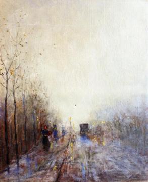 On Benton Boulevard Artwork by George Van Millett