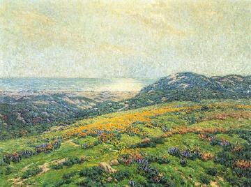 Silver And Gold Artwork by Granville Redmond