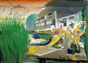 Hinter Dem Schilfgürtel Artwork by Neo Rauch