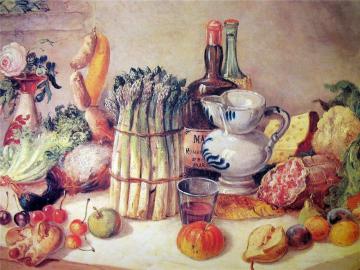 Still life Artwork by Giovanni Segantini