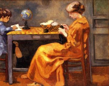 Interior Scene Artwork by Louis Valtat