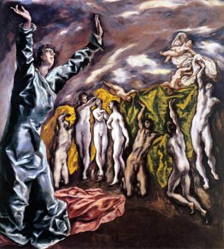The Opening of the Fifth Seal (The Vision of St John) Artwork by El Greco