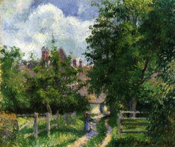 Neaufles-Sant-Martin, near Gisors Artwork by Camille Pissarro