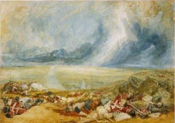The field of Waterloo Artwork by Joseph Mallord William Turner