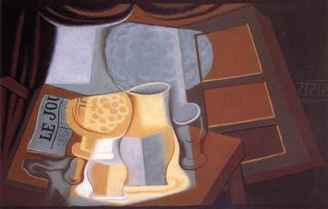 The Table In Front Of The Window Artwork by Juan Gris