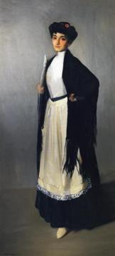 Modiste Of Madrid Artwork by Robert Henri