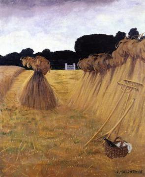 The Sheaves Artwork by Felix Vallotton