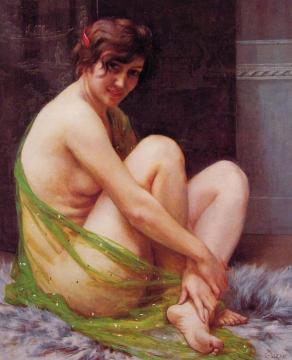 La Paresseuse Artwork by Guillaume Seignac