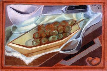 The Bunch Of Grapes Artwork by Juan Gris