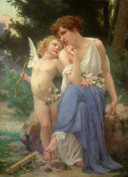 Cupid Disarmed Artwork by Guillaume Seignac