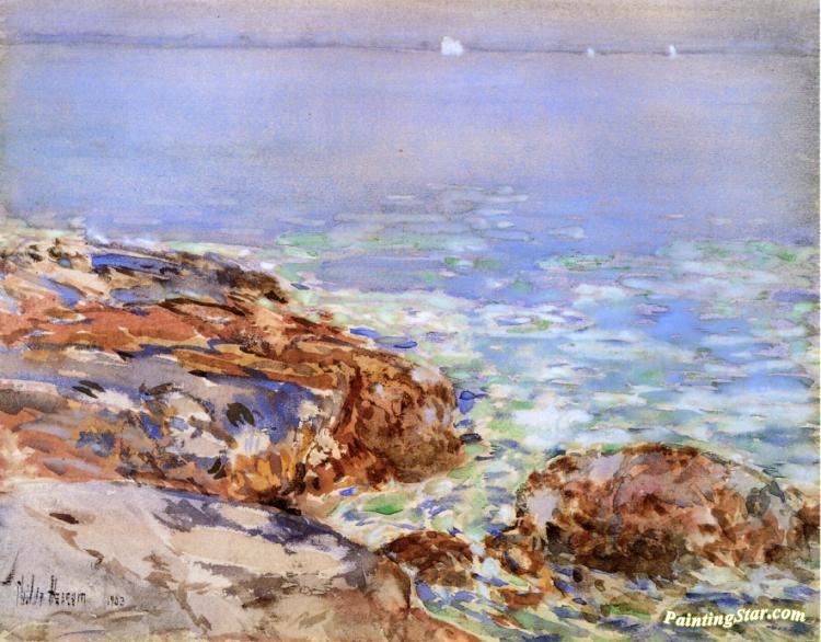Seascape, Isles of Shoals Artwork by Frederick Childe Hassam