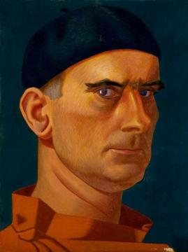 Self-portrait Artwork by Edward Wadsworth