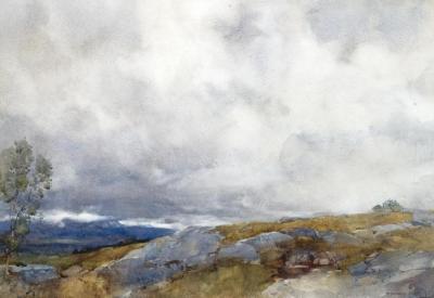 The Silence Of The Moor Artwork by Sir William Russell Flint