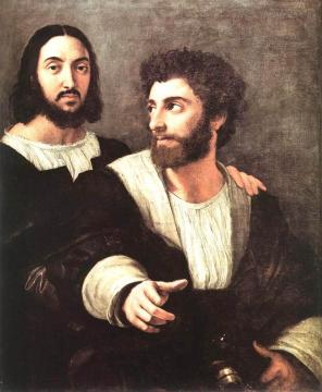 Double Portrait Artwork by Raphael