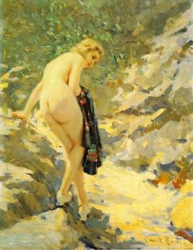 The Bather Artwork by Robert Lewis Reid