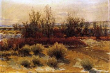 Lingering Snow Artwork by Joseph Henry Sharp