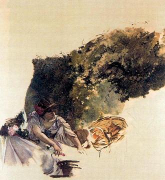 Estudio Preparatorio Artwork by Emilio Sala y Frances