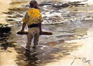 The Return from Fishing Artwork by Joaquin Sorolla y Bastida