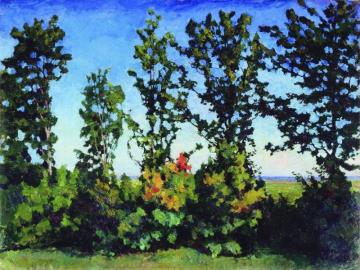 Young Oaks Artwork by Igor Grabar