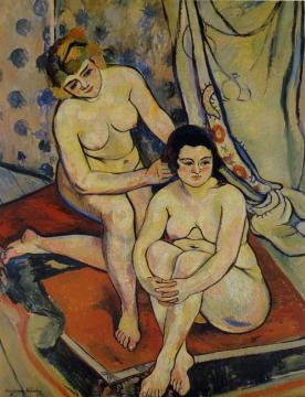 The Two Bathers Artwork by Suzanne Valadon