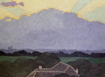 Cloud At Romanel Artwork by Felix Vallotton