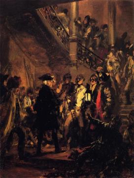 Good Evening, Gentlemen! (sketch) Artwork by Adolph von Menzel