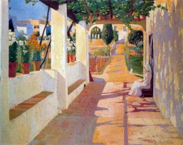 Jardin Artwork by Santiago Rusiñol Prats