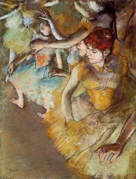 Ballet Dancers On The Stage Artwork by Edgar Degas